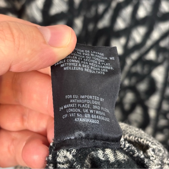 MOTH Anthropologie Cable Knit Sweater Dress Size Small - Picture 9 of 9